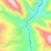 Mapa topográfico Lato, altitud, relieve