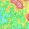 Mapa topográfico Outrelaigue, altitud, relieve