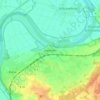 Mapa topográfico Heimsen, altitud, relieve