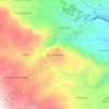 Mapa topográfico Porconcillo Alto, altitud, relieve