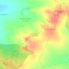 Mapa topográfico Peddamma Thanda, altitud, relieve