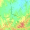 Mapa topográfico Uhana, altitud, relieve