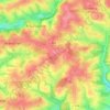 Mapa topográfico Oberholz, altitud, relieve