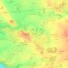 Mapa topográfico Le Bordage Caillé, altitud, relieve