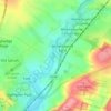 Mapa topográfico Hurdcott, altitud, relieve