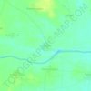 Mapa topográfico Hathiyana, altitud, relieve