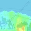 Mapa topográfico Bas-Cap-Pelé, altitud, relieve