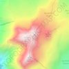 Mapa topográfico Mount Garibaldi, altitud, relieve