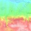 Mapa topográfico La Guesnonnière, altitud, relieve