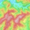 Mapa topográfico Siedlung Kaiserschacht, altitud, relieve