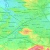 Mapa topográfico Swindon, altitud, relieve