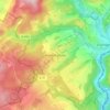 Mapa topográfico Hinterhausen, altitud, relieve