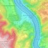 Mapa topográfico Salzbornhöhe, altitud, relieve
