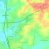 Mapa topográfico Arehalli Guddadahalli, altitud, relieve