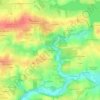 Mapa topográfico La Mulonnière, altitud, relieve