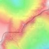 Mapa topográfico Westliche Floitenspitze, altitud, relieve