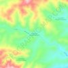 Mapa topográfico Comunidad Domingo Imilqueo, altitud, relieve