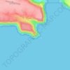 Mapa topográfico Bolt Head, altitud, relieve
