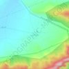 Mapa topográfico Las Trojes, altitud, relieve