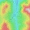 Mapa topográfico Bagby Hot Springs, altitud, relieve