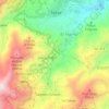 Mapa topográfico Cuesta Falcón, altitud, relieve