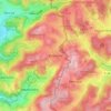 Mapa topográfico Belmicke, altitud, relieve