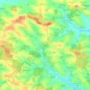 Mapa topográfico Loiting, altitud, relieve