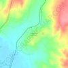 Mapa topográfico Engenheiro Dolabela, altitud, relieve