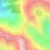 Mapa topográfico Cascade Pass, altitud, relieve