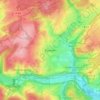 Mapa topográfico Baasem, altitud, relieve