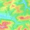 Mapa topográfico Stein, altitud, relieve