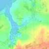 Mapa topográfico Harkensee, altitud, relieve
