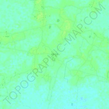 Mapa topográfico Roypur, altitud, relieve