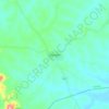 Mapa topográfico Douako, altitud, relieve
