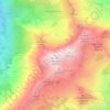 Mapa topográfico Großer Daumen, altitud, relieve