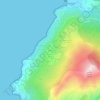 Mapa topográfico Chine, altitud, relieve