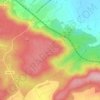Mapa topográfico Breithart, altitud, relieve