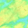 Mapa topográfico Le Village Pacary, altitud, relieve