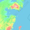Mapa topográfico Deaths Head Island, altitud, relieve