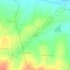 Mapa topográfico Kalluru, altitud, relieve