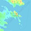 Mapa topográfico Black Tickle, altitud, relieve