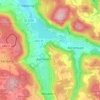 Mapa topográfico Reicheneck, altitud, relieve