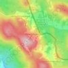 Mapa topográfico Mitterfirmiansreut, altitud, relieve