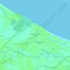 Mapa topográfico Kampung Semut Api, altitud, relieve