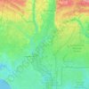 Mapa topográfico Beazly Hammock, altitud, relieve