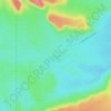 Mapa topográfico Wagontire, altitud, relieve