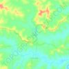 Mapa topográfico Gapok, altitud, relieve