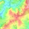 Mapa topográfico Gasalla, altitud, relieve