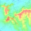Mapa topográfico La Bévinière, altitud, relieve