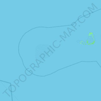 Mapa topográfico Simanayo Island, altitud, relieve